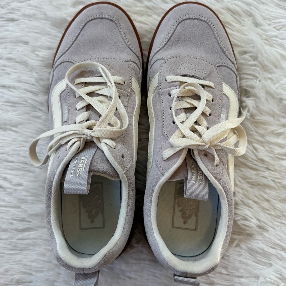 Vans Range EXP low sneakers Wind Chime lavender suede athletic sneaker size 10 - Picture 6 of 9